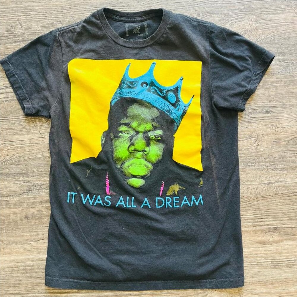Notorious BIG Rapper The Shirt Small Hip Hop Biggie Smalls It was all a dream